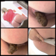 This hidden camera type video features women, as seen through a hole in the bathroom wall, pooping and pissing into public toilets in at least 10 scenes. Presented in 720P HD. 202MB, MP4 file. About 21.5 minutes.